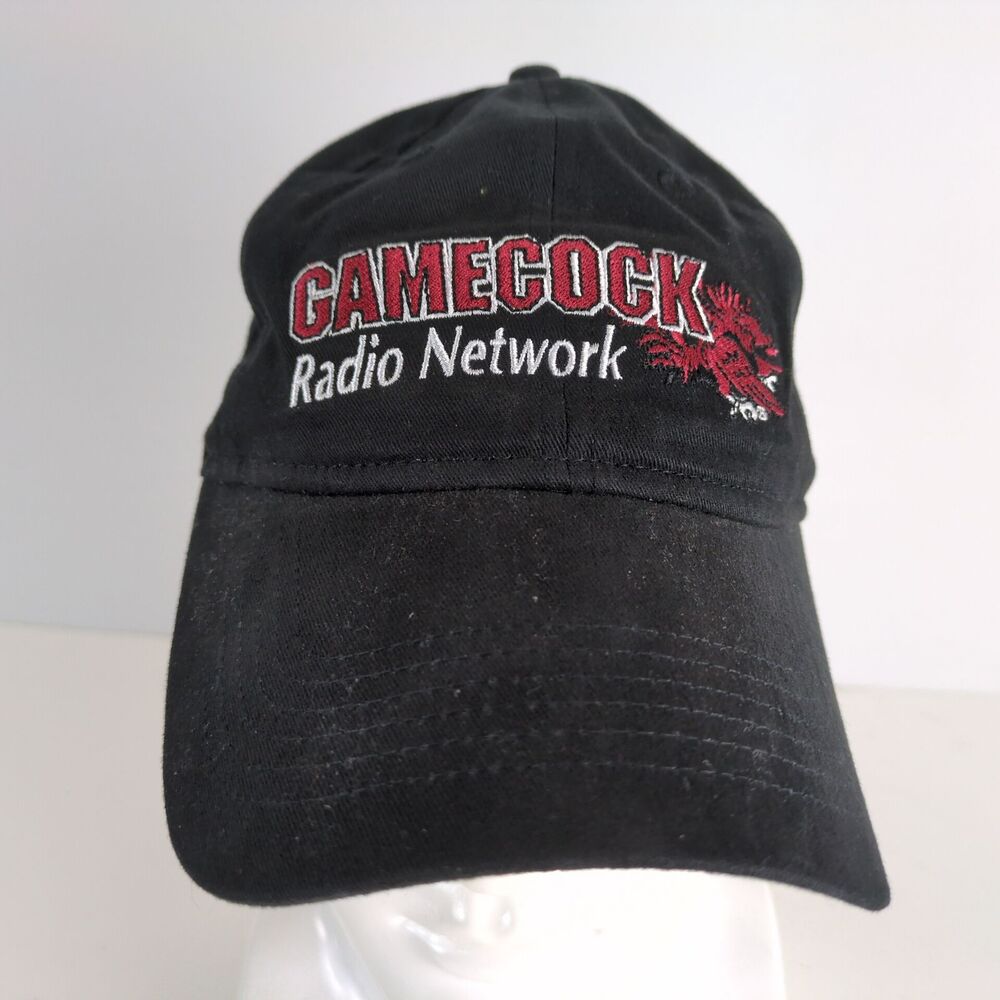 Gamecock Radio Network USC Sports Black Baseball Hat Ball Cap Coors Light Otto - Picture 2 of 7